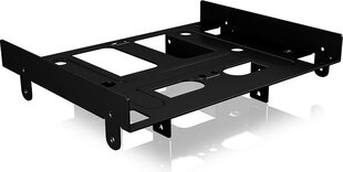 RaidSonic IcyBox internal 5.25'' mounting frame for 2.5" SSD/HDD disk (IB-AC652) hinta ja tiedot | Komponenttien lisätarvikkeet | hobbyhall.fi