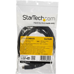 Startech USB2C5C3M, USB-C, 3m hinta ja tiedot | Puhelinkaapelit | hobbyhall.fi