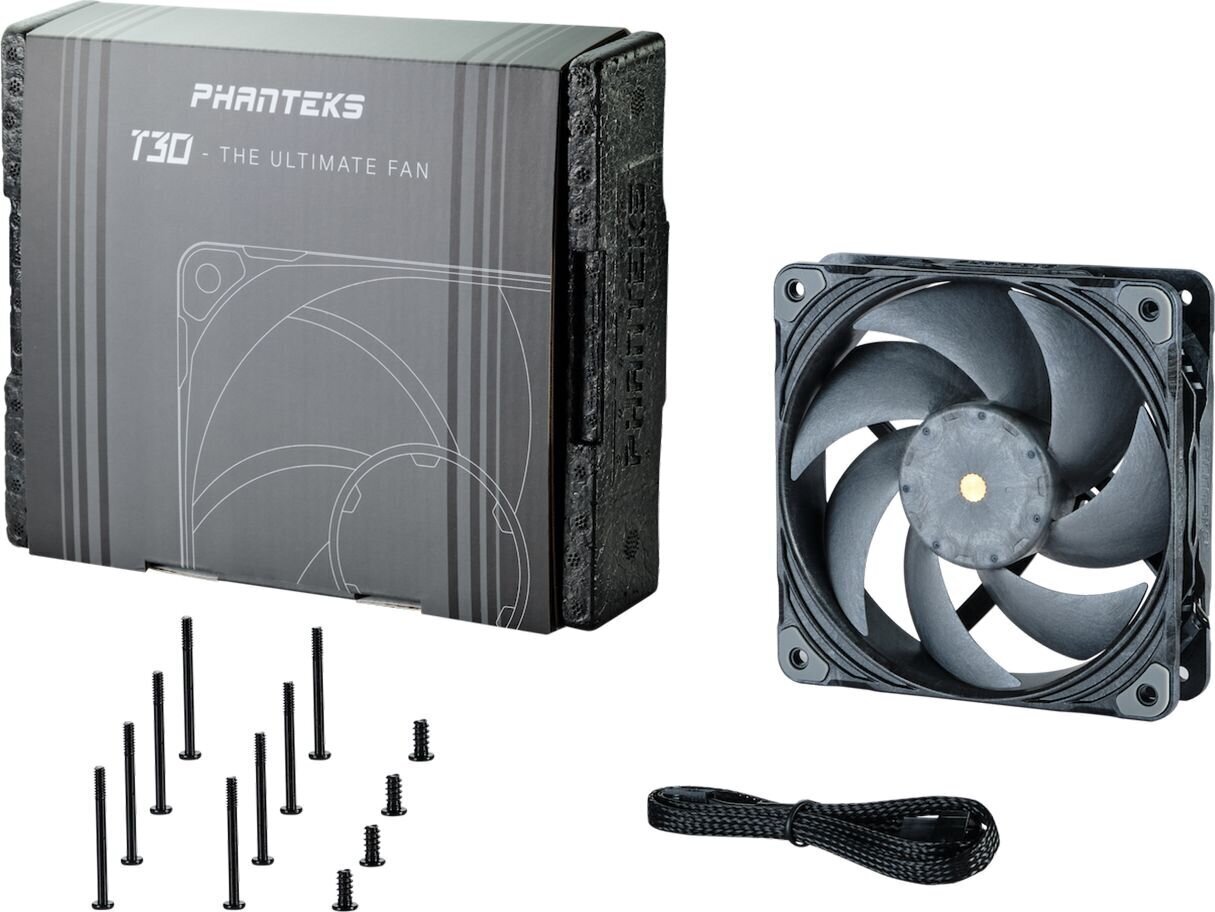 Phanteks T30 PWM PH-F120T30_BG hinta ja tiedot | Tietokoneen tuulettimet | hobbyhall.fi