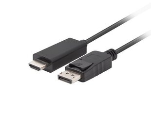 Lanberg, DisplayPort HDMI, 1.8 m hinta ja tiedot | Lanberg Kodinkoneet ja kodinelektroniikka | hobbyhall.fi