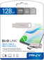 PNY DUO Link 128GB USB 3.2 Gen 1 Type-C hinta ja tiedot | Muistitikut | hobbyhall.fi