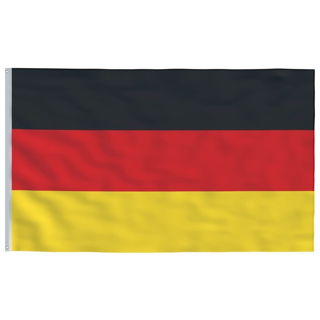 vidaXL Saksan lippu ja lipputanko 6,23 m alumiini hinta ja tiedot | Liput | hobbyhall.fi