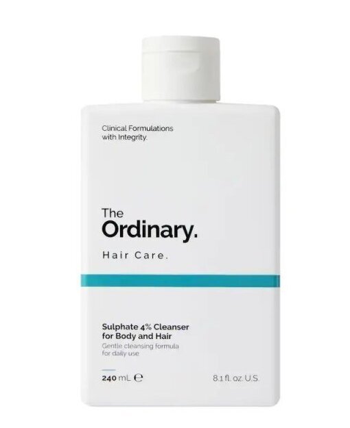 Shampoo The Ordinary Sulphate 4% puhdistusaine vartalolle ja hiuksille, 240 ml hinta ja tiedot | Shampoot | hobbyhall.fi