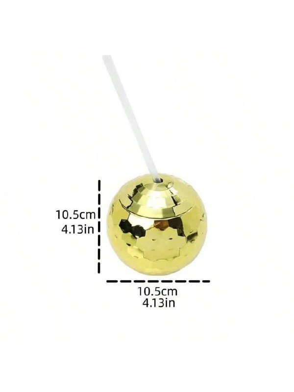 Diskopallon muotoinen juomapullo, Elektroniikka LV-522, 600 ml hinta ja tiedot | Hauskat juhlapelit ja -tuotteet | hobbyhall.fi