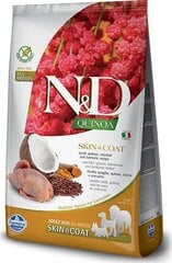 Farmina N&D Quinoa Skin&Coat kaikille koiraroduille, kvinoaa, kookosta ja kurkumaa, 7kg hinta ja tiedot | Koiran kuivaruoka | hobbyhall.fi