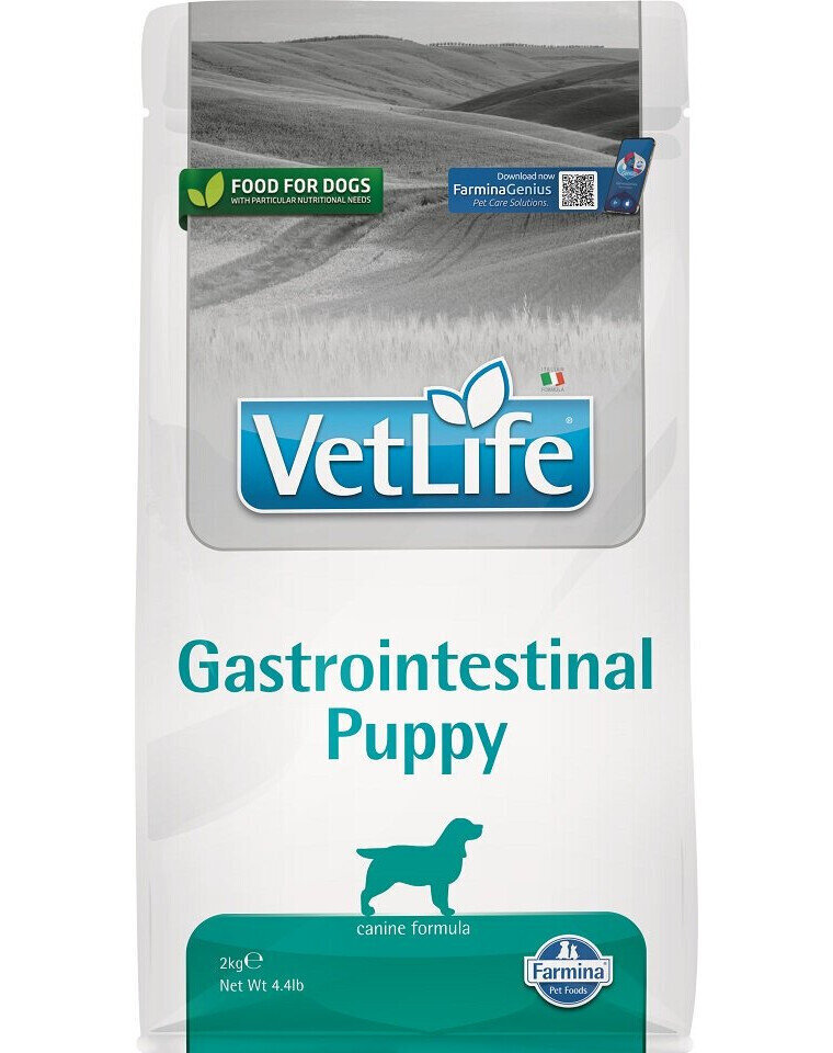 Farmina Vet Life Gastrointestinal Puppy nuorille koirille, siipikarjaa ja riisiä, 2 kg hinta ja tiedot | Koiran kuivaruoka | hobbyhall.fi