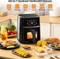 Air fryer, Electronics LV-555, musta hinta ja tiedot | Airfryerit ja friteerauskeittimet | hobbyhall.fi