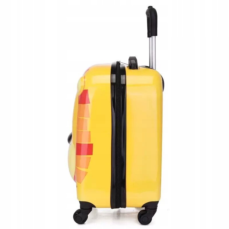 Lasten matkalaukku 3D Lion, keltainen hinta ja tiedot | Matkalaukut ja -kassit | hobbyhall.fi