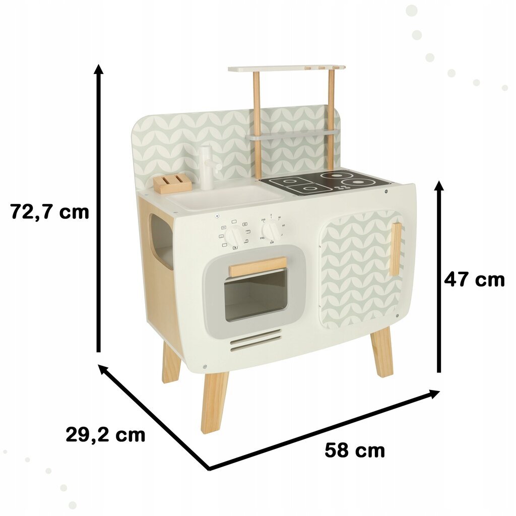 Moderni puinen keittiö MDF XXL Lililo hinta ja tiedot | Tyttöjen lelut | hobbyhall.fi