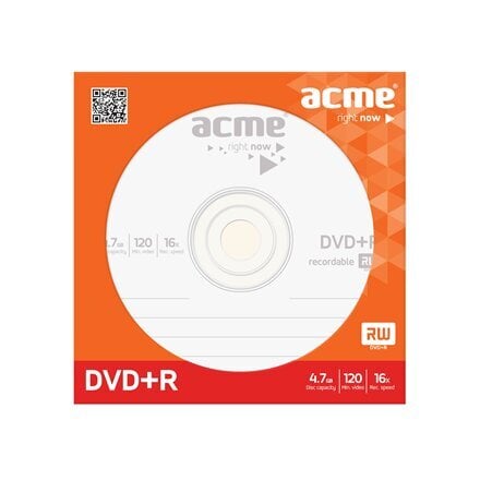 Paperikotelo ACME DVD+R 4,7GB 16X