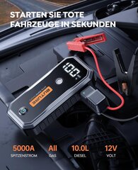 Starter BuTure, 5000A, 12V, beta03 hinta ja tiedot | Auton akkulaturit | hobbyhall.fi