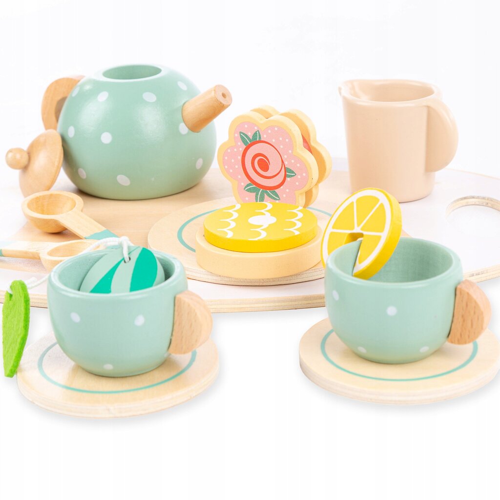 Keittiövälinesarja Kinderplay TEA hinta ja tiedot | Tyttöjen lelut | hobbyhall.fi