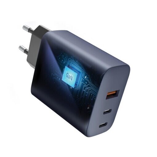 Forcell F-Energy 2x USB-C + USB-A, 4A 65W Quick Charge 4.0 hinta ja tiedot | Puhelimen laturit | hobbyhall.fi