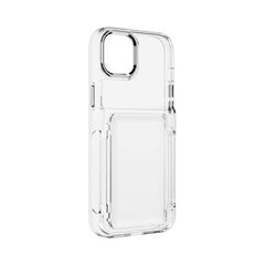 Forcell F-Protect Crystal Pocket iPhone 15 6,1", Läpinäkyvä hinta ja tiedot | Puhelimen kuoret ja kotelot | hobbyhall.fi