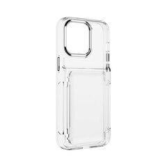 Forcell F-Protect Crystal Pocket iPhone 15 Pro 6,1", Läpinäkyvä hinta ja tiedot | Puhelimen kuoret ja kotelot | hobbyhall.fi