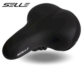 Polkupyörän satula jousilla 250 x 210mm, Selle City Velvet hinta ja tiedot | Polkupyörän satulat ja satulanpäälliset | hobbyhall.fi