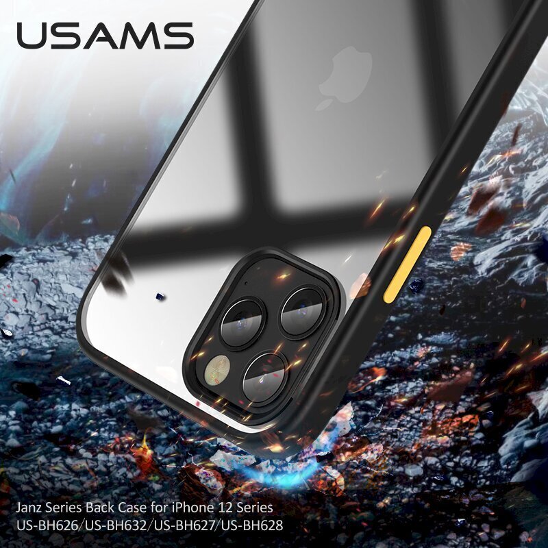USAMS US-BH626 PC + TPU kotelo iPhone 12 Mini Janz Series 5.4 Blue hinta ja tiedot | Puhelimen kuoret ja kotelot | hobbyhall.fi