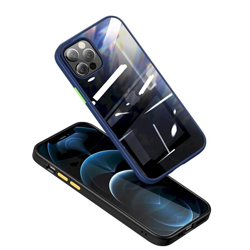 USAMS US-BH626 PC + TPU kotelo iPhone 12 Mini Janz Series 5.4 Blue hinta ja tiedot | Puhelimen kuoret ja kotelot | hobbyhall.fi