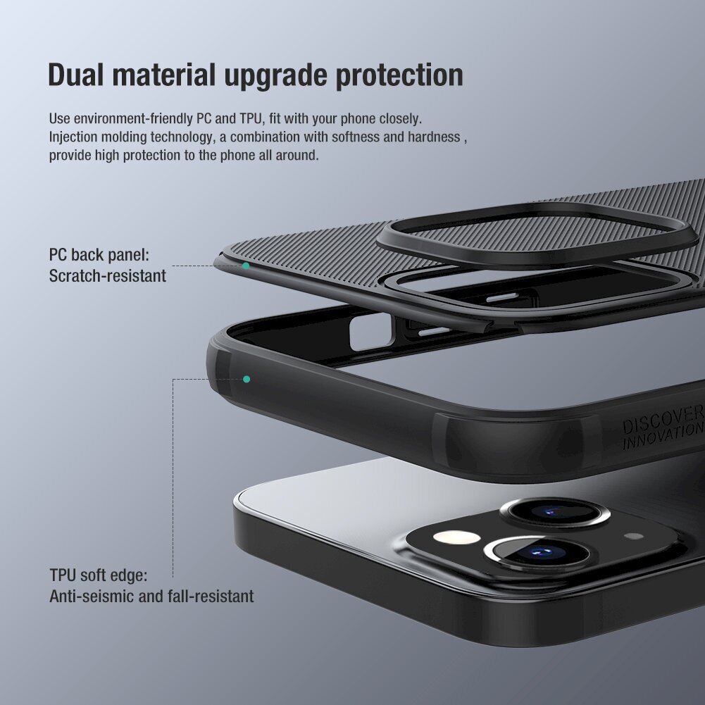 Nillkin Super Frosted Shield Pro Case kestävä puhelimenkuori, sopii iPhone 13 minille, vihreä hinta ja tiedot | Puhelimen kuoret ja kotelot | hobbyhall.fi