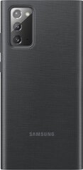 Samsung Galaxy Note20 Clear View Cover -suojakansi, musta hinta ja tiedot | Puhelimen kuoret ja kotelot | hobbyhall.fi