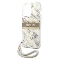 Guess GUHCP13LKMABGR Marble Strap Takakuori Apple iPhone 13/13 Prolle Harmaa hinta ja tiedot | Puhelimen kuoret ja kotelot | hobbyhall.fi