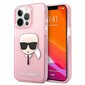 Karl Lagerfeld KLHCP13LKHTUGLP, iPhone 13 Pro / 13, pinkki hinta ja tiedot | Puhelimen kuoret ja kotelot | hobbyhall.fi