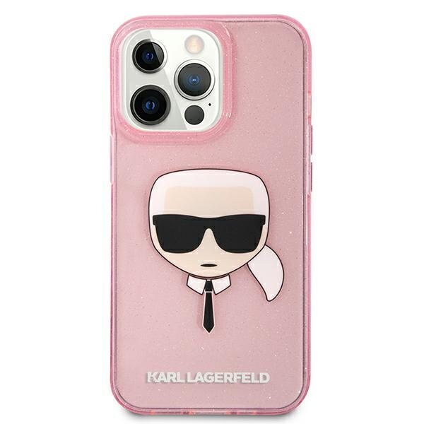 Karl Lagerfeld KLHCP13LKHTUGLP, iPhone 13 Pro / 13, pinkki hinta ja tiedot | Puhelimen kuoret ja kotelot | hobbyhall.fi