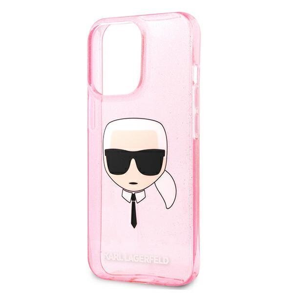 Karl Lagerfeld KLHCP13LKHTUGLP, iPhone 13 Pro / 13, pinkki hinta ja tiedot | Puhelimen kuoret ja kotelot | hobbyhall.fi