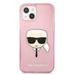 Karl Lagerfeld KLHCP13SKHTUGLP, iPhone 13 minille, pinkki hinta ja tiedot | Puhelimen kuoret ja kotelot | hobbyhall.fi