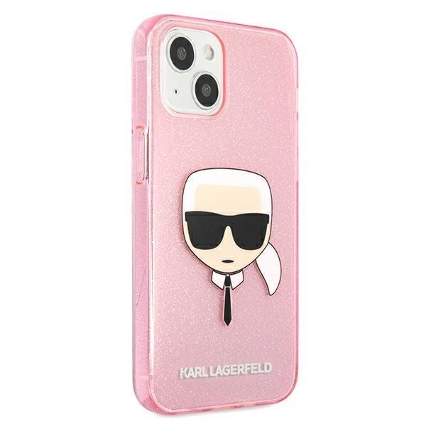 Karl Lagerfeld KLHCP13SKHTUGLP, iPhone 13 minille, pinkki hinta ja tiedot | Puhelimen kuoret ja kotelot | hobbyhall.fi