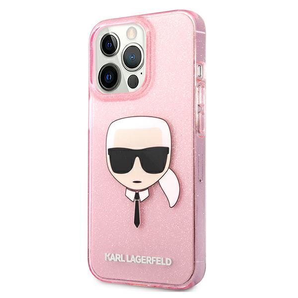 Karl Lagerfeld KLHCP13XKHTUGLP, iPhone 13 Pro Max, pinkki hinta ja tiedot | Puhelimen kuoret ja kotelot | hobbyhall.fi