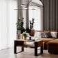 Sohvapöytä Perfektciecie Karo2, 92x54x45 cm, ruskea/musta hinta ja tiedot | Sohvapöydät | hobbyhall.fi