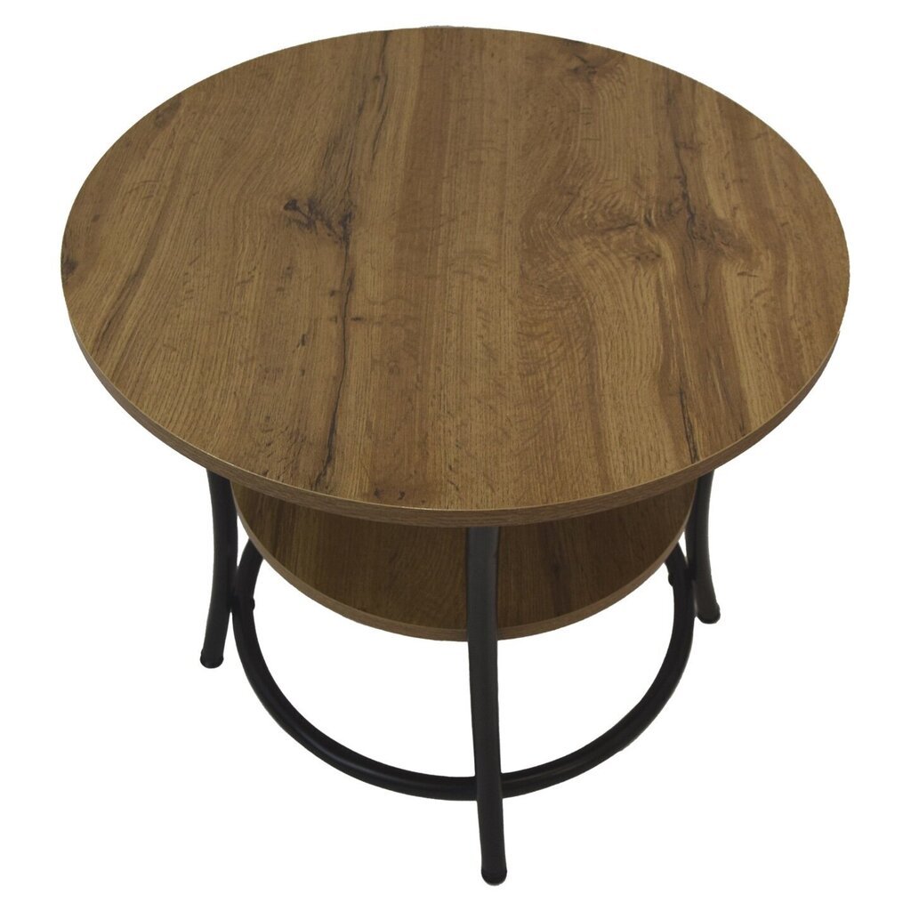 Sohvapöytä Kontrast SK100D, 56x55 cm, ruskea hinta ja tiedot | Sohvapöydät | hobbyhall.fi