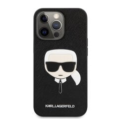 Alkuperäinen Karl Lagerfeld iPhone 13 Pro Black hinta ja tiedot | Puhelimen kuoret ja kotelot | hobbyhall.fi