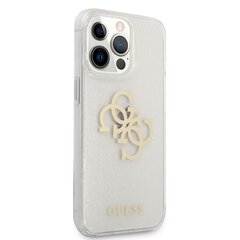 GUHCP13LPCUGL4GTR Guess TPU Big 4G Full Glitter Case iPhone 13 Pro läpinäkyvä hinta ja tiedot | Puhelimen kuoret ja kotelot | hobbyhall.fi