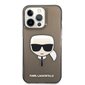 KLHCP13LKHTUGLB Karl Lagerfeld TPU Full Glitter Karl Head kotelo iPhone 13 Pro Black. hinta ja tiedot | Puhelimen kuoret ja kotelot | hobbyhall.fi