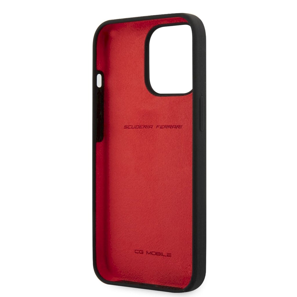 Ferrari silikonikuori iPhone 13 Pro Max, musta hinta ja tiedot | Puhelimen kuoret ja kotelot | hobbyhall.fi