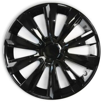 4× Jestic 15" hubcap Musta hinta ja tiedot | Pölykapselit | hobbyhall.fi