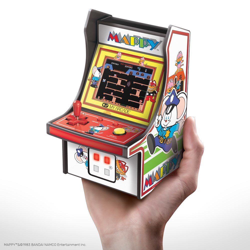 Retro arcade-peli dreamGEAR Mappy Micro Player hinta ja tiedot | Pelikonsolit | hobbyhall.fi