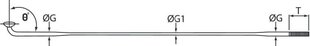 Pinnat Cnspoke DB454 2.0-1.8-2.0, 250mm, 144 kpl hinta ja tiedot | Muut polkupyörän varaosat | hobbyhall.fi