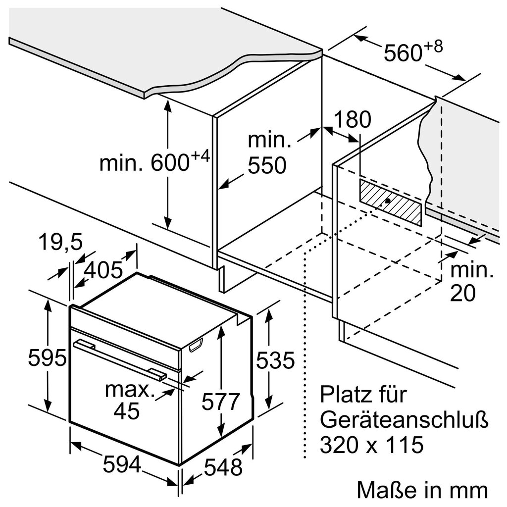 Uuni Bosch HBG676EB6 hinta ja tiedot | Erillisuunit | hobbyhall.fi