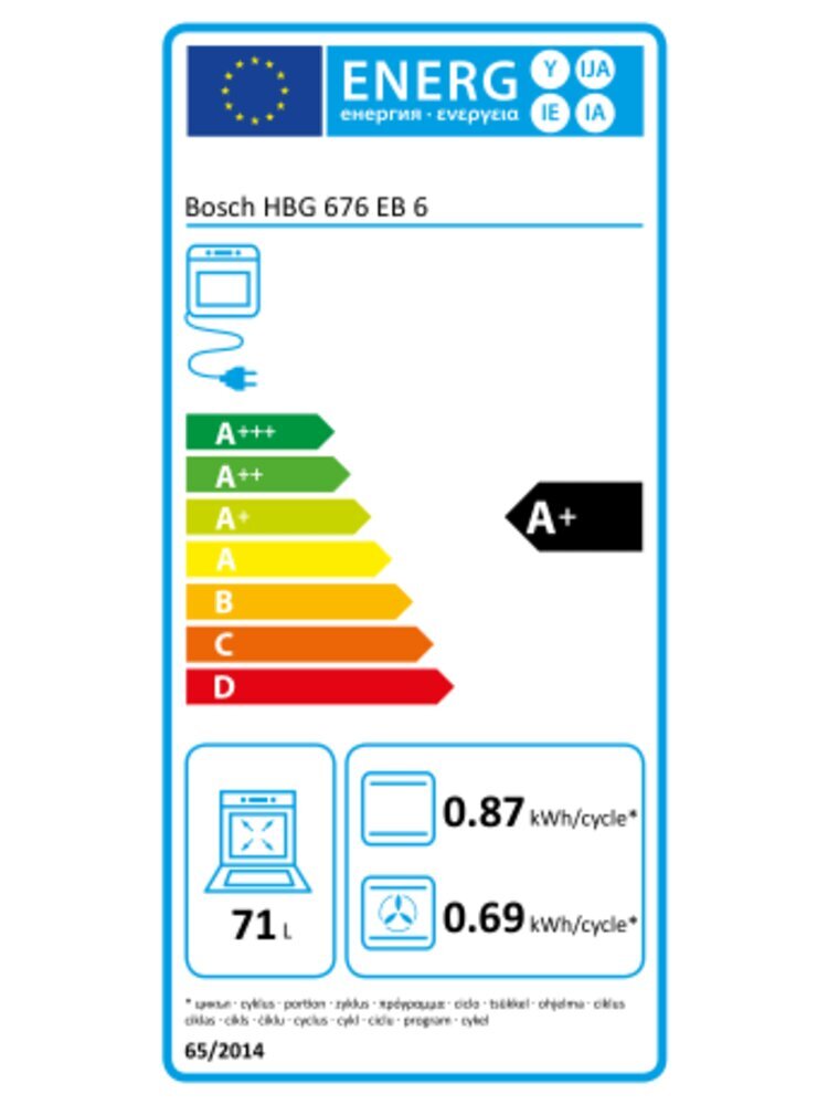 Uuni Bosch HBG676EB6 hinta ja tiedot | Erillisuunit | hobbyhall.fi