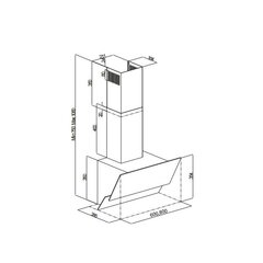 BHD 3420 TC WGL 60 Berk hinta ja tiedot | Liesituulettimet | hobbyhall.fi