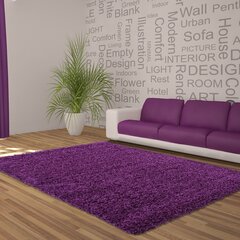 Matto Ayyildiz Shaggy Dream Purple 4000, 65x130 cm hinta ja tiedot | Isot matot | hobbyhall.fi