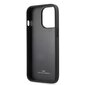 BMW Leather Hot Stamp Case for iPhone 14 Pro Black hinta ja tiedot | Puhelimen kuoret ja kotelot | hobbyhall.fi