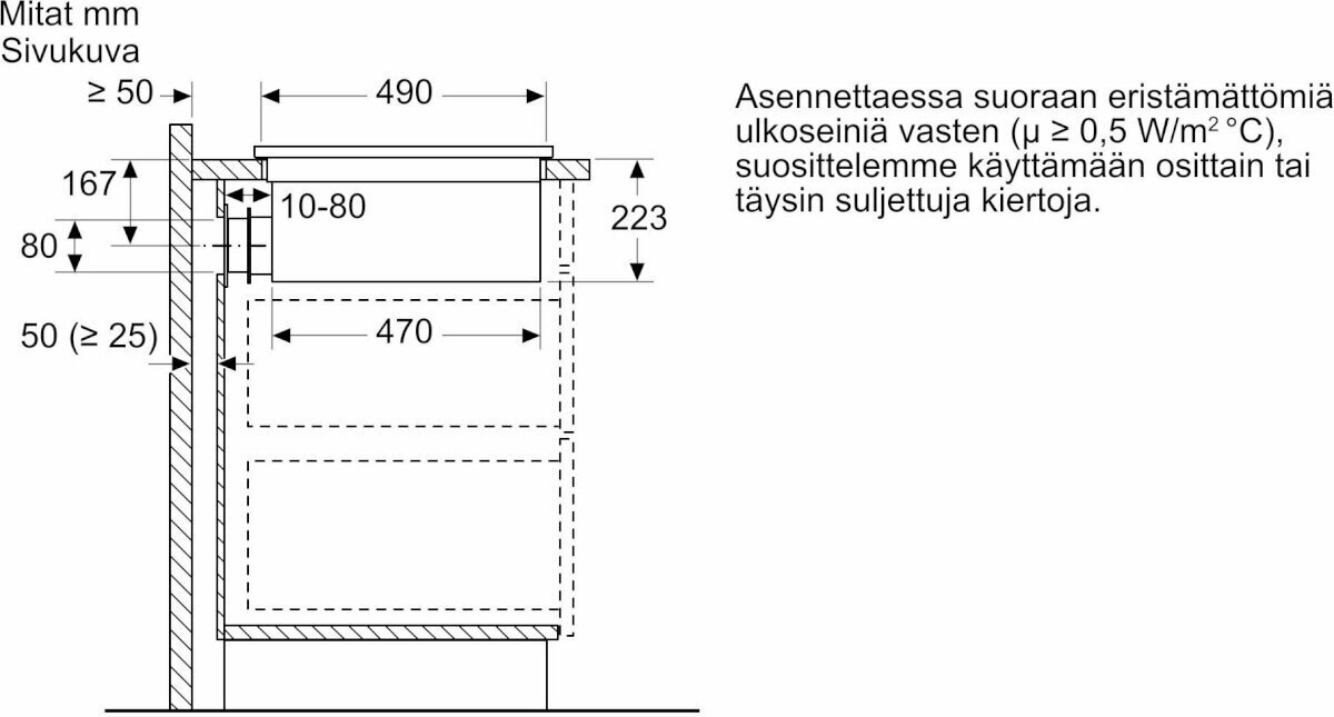 Induktioliesi liesituulettimella Siemens ED731FQ15E iQ500, 70cm hinta ja tiedot | Liesitasot | hobbyhall.fi