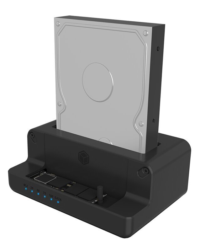 Adapter Raidsonic Icy Box IB-2914MSCL-C31 M.2 NVMe SSD ja 2,5"/3,5" SATA SSD/HDD hinta ja tiedot | Adapterit | hobbyhall.fi