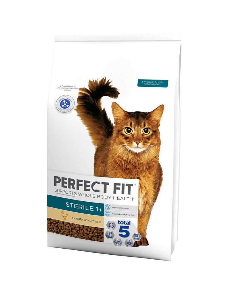 Perfect Fit Sterile 1+ kissanruoka kananlihalla, 7 kg hinta ja tiedot | Kissan kuivaruoka | hobbyhall.fi