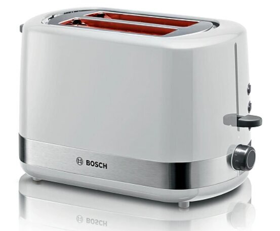Bosch TAT 6A511 ComfortLine leivänpaahdin, valkoinen hinta ja tiedot | Leivänpaahtimet | hobbyhall.fi