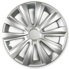 4× Jestic Hubcap 14" hopea hinta ja tiedot | Pölykapselit | hobbyhall.fi